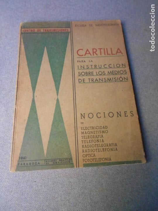 Gebrauchte B&uuml;cher der Wissenschaften: CARTILLA PARA LA INSTRUCCION SOBRE LOS MEDIOS DE TRANSMISION