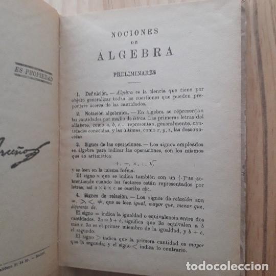 Libros de segunda mano de ciencias: NOCIONES DE ALGEBRA Y TRIGONOMETRIA (EDICIONES BRU&Ntilde;O) - Foto 6