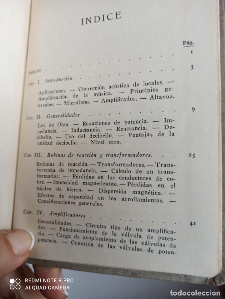 Libros de segunda mano de ciencias: AMPLIFICACION Y DISTRIBUCION DEL SONIDO - A E GREENLEES- 1948 - Foto 7