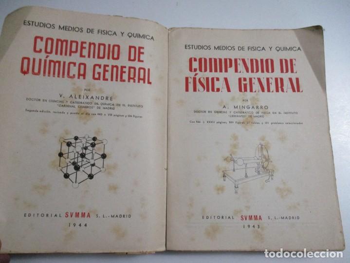Libros de segunda mano de ciencias: ANTONIO MINGARRO Compendio de F&iacute;sica General W4981 - Foto 2