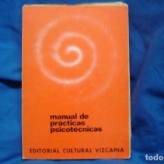 Libros de segunda mano de Ciencias: MANUAL DE PRÁCTICAS PSICOTÉCNICAS - ED. CULTURAL VIZCAINA 1972