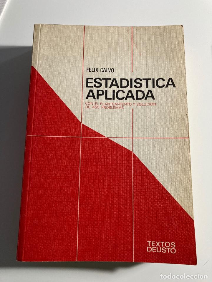 Libros de segunda mano de ciencias: ESTADISTICA APLICADA - Foto 1