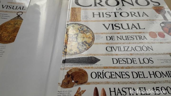 Libros de segunda mano: CRONOS, LA HISTORIA VISUAL DE NUESTRA CIVILIZACIÓN DESDE LOS ORIGENES DEL HOMBRE HASTA EL 1.500. - Foto 2 - 233586115