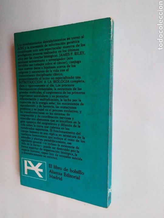 Libros de segunda mano: Introducci&oacute;n A La Biolog&iacute;a / James F. Riley. - Foto 2