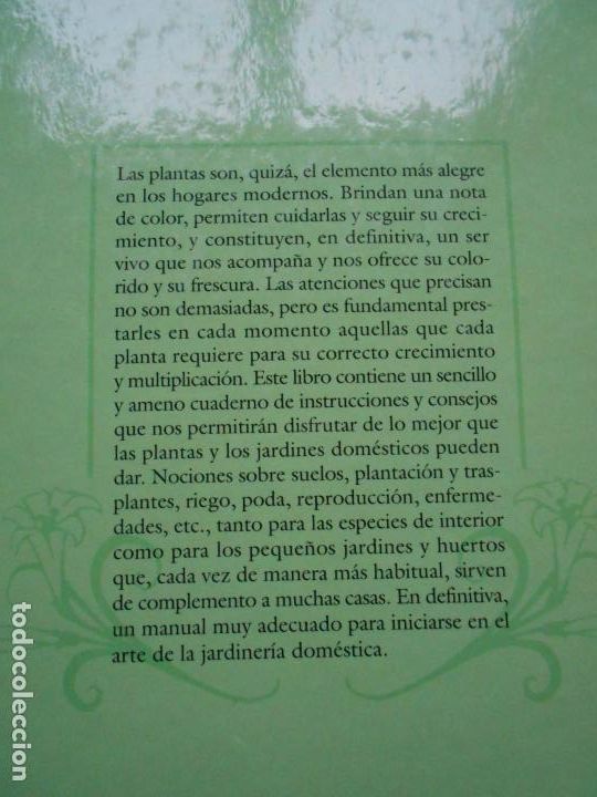 Libros de segunda mano: JARDINERIA DOMESTICA - Foto 2