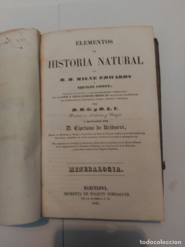 Libros de segunda mano: Elementos de Historia Natural Milne - Foto 2