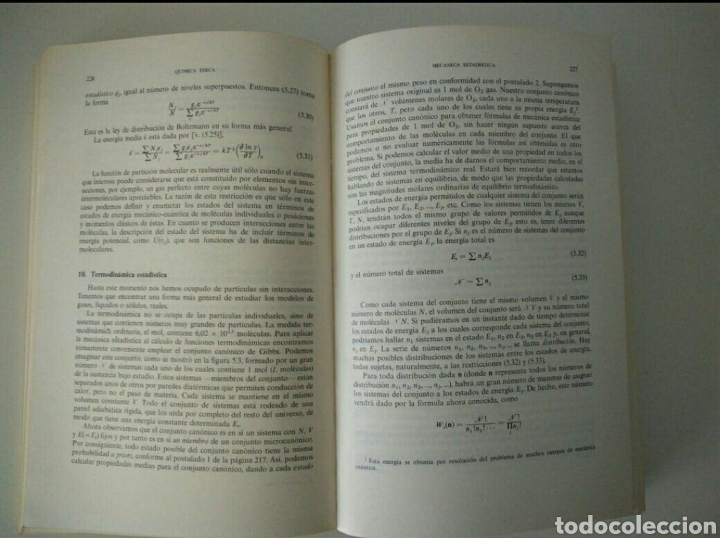 Libros de segunda mano de ciencias: Libros F&iacute;sica Qu&iacute;mica de Walter J. Moore (2 tomos) - Foto 3
