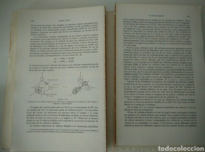 Libros de segunda mano de ciencias: Libros F&iacute;sica Qu&iacute;mica de Walter J. Moore (2 tomos) - Foto 4