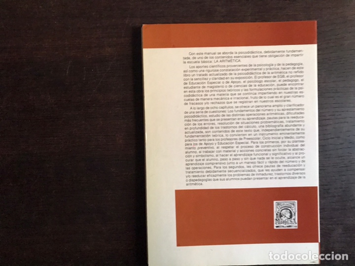 Libros de segunda mano de ciencias: El n&uacute;mero y las operaciones aritm&eacute;ticas b&aacute;sicas su psicodid&aacute;ctica. Jos&eacute; Luis Luce&ntilde;o - Foto 2