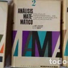 Libros de segunda mano de Ciencias: REY PASTOR PI CALLEJA TREJO ANALISIS MATEMATICO 3 TOMOS TAPAS DURAS, MEGA OFERTA