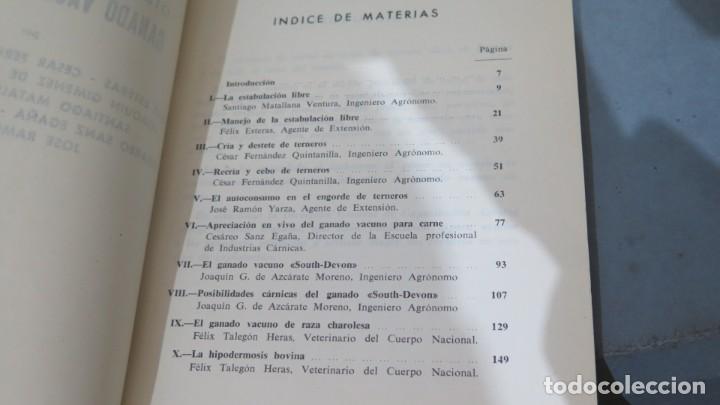 Libros de segunda mano: DIEZ TEMAS SOBRE GANADO VACUNO DE CARNE - Foto 2