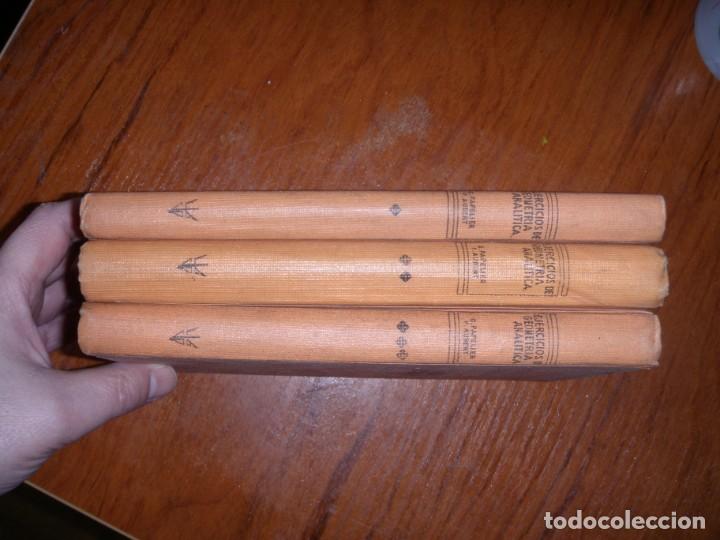 Libros de segunda mano de ciencias: TRES LIBROS EJERCICIOS DE GEOMETR&Iacute;A DESCRIPTIVA PAPELIER AUBERT PERONA EDITOR - Foto 6