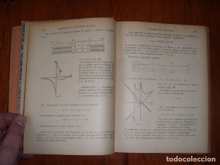 Libros de segunda mano de ciencias: TRES LIBROS EJERCICIOS DE GEOMETR&Iacute;A DESCRIPTIVA PAPELIER AUBERT PERONA EDITOR - Foto 8
