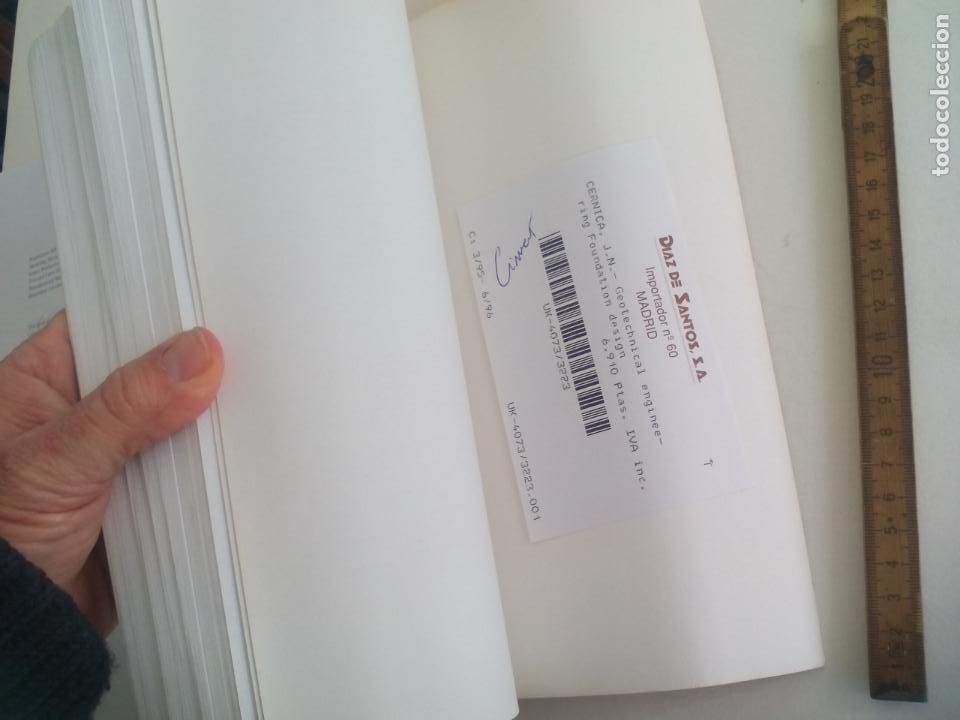 Libros de segunda mano de ciencias: FOUNDATION DESIGN. GEOTECHNICAL ENGINEERING. JOHN N. CERNICA. 1995. WILEY - Foto 4