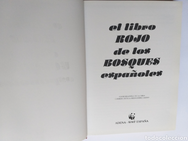 Libros de segunda mano: El Libro Rojo de los bosques espa&ntilde;oles....... ENV&Iacute;O GRATIS CERT ESPA&Ntilde;A PEN&Iacute;NSULA - Foto 8