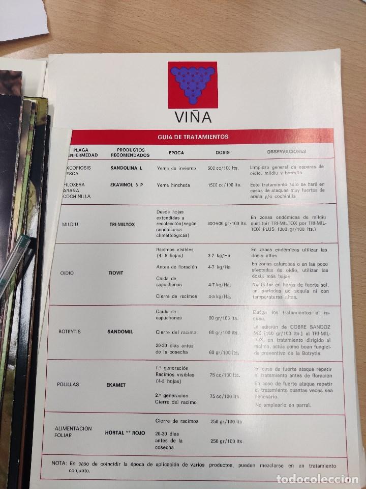 Libros de segunda mano: fitopatolog&iacute;a de la vi&ntilde;a . folletos.Ediciones sandoz. - Foto 6