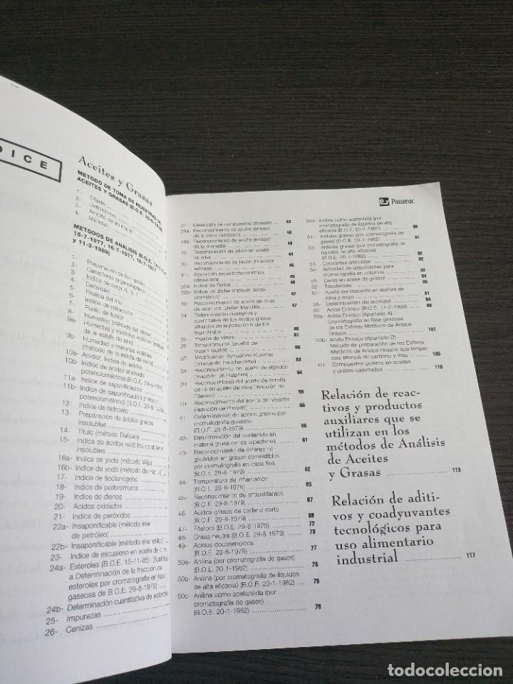 Libros de segunda mano de ciencias: ACEITES Y GRASAS. METODOS ANALITICOS EN ALIMENTARIA - Foto 3