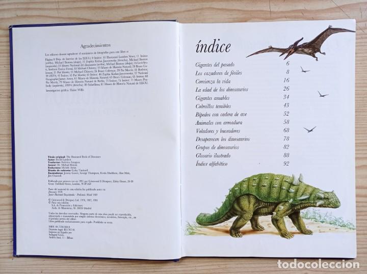 Libros de segunda mano: El Libro Ilustrado De Los Dinosaurios - 1991 - Club Internacional Del Libro - Foto 3