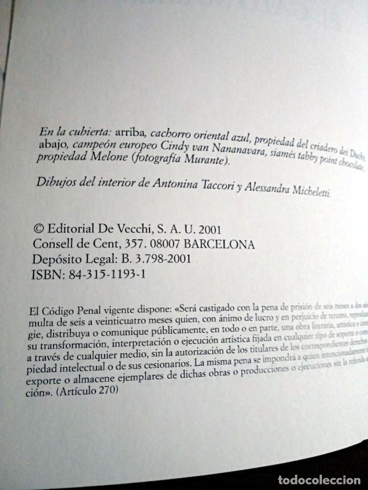 Libros de segunda mano: GATO SIAM&Eacute;S. MURANTE AMELIA. DE VECCHI. ED. 2001 - Foto 5