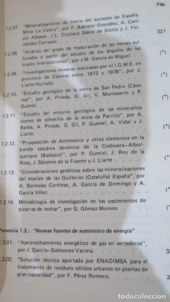 Libros de segunda mano: JORNADAS MINEROMETALURGICAS. HUELVA - Foto 4