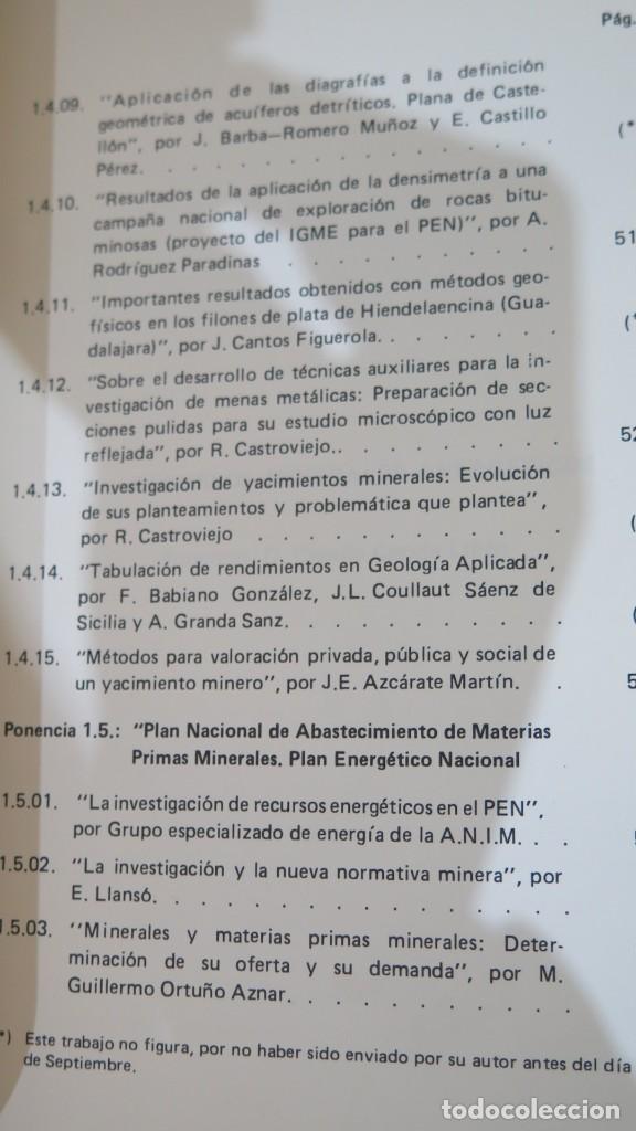 Libros de segunda mano: JORNADAS MINEROMETALURGICAS. HUELVA - Foto 6