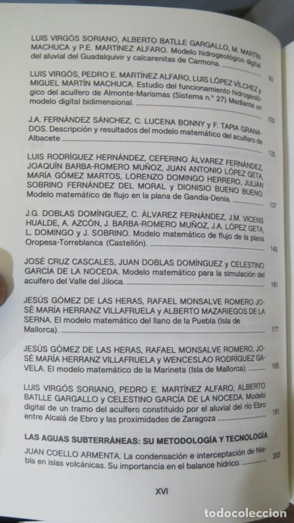 Libros de segunda mano: III SIMPOSIO DE HIDROGEOLOGIA. TOMO IX - Foto 3