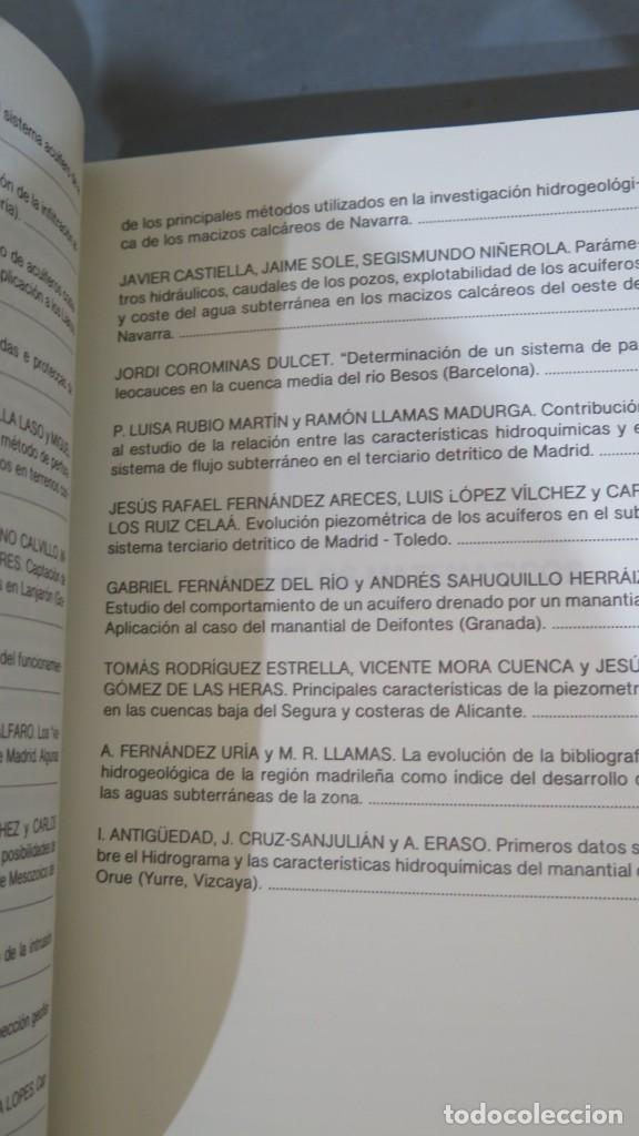 Libros de segunda mano: III SIMPOSIO DE HIDROGEOLOGIA. TOMO IX - Foto 6