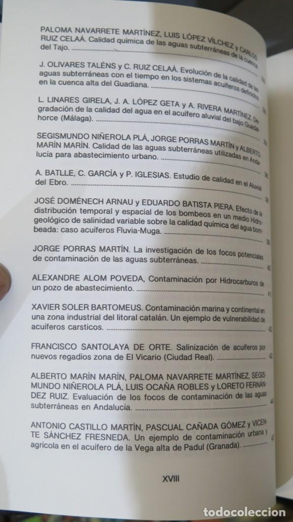 Libros de segunda mano: III SIMPOSIO DE HIDROGEOLOGIA. TOMO VIII - Foto 5