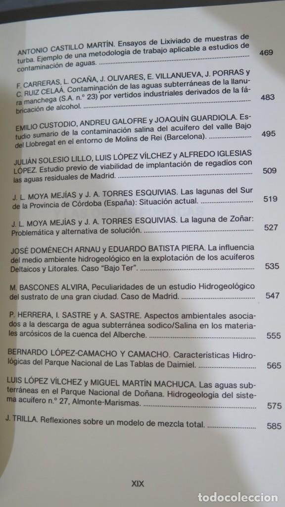 Libros de segunda mano: III SIMPOSIO DE HIDROGEOLOGIA. TOMO VIII - Foto 6
