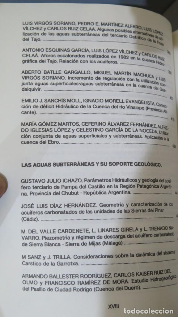Libros de segunda mano: III SIMPOSIO DE HIDROGEOLOGIA. TOMO VIII - Foto 5