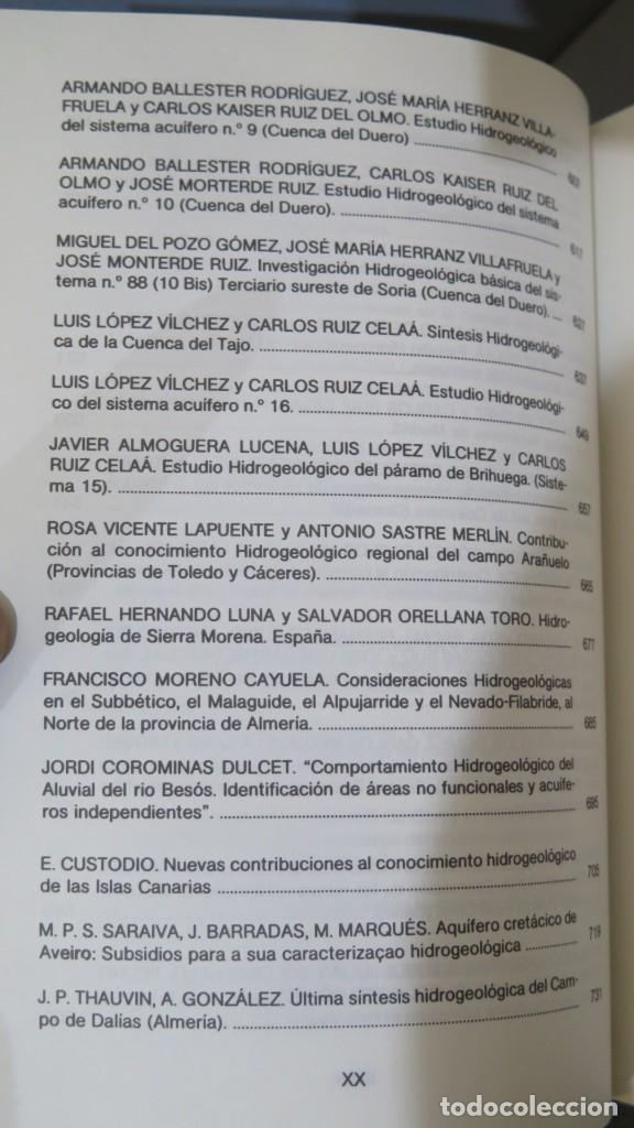 Libros de segunda mano: III SIMPOSIO DE HIDROGEOLOGIA. TOMO VIII - Foto 7