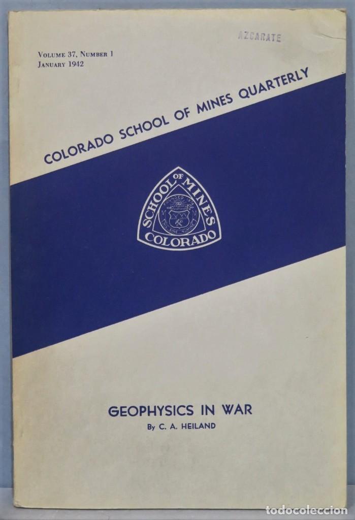 Libros de segunda mano: GEOPHYSICS IN WAR. HEILAND - Foto 1