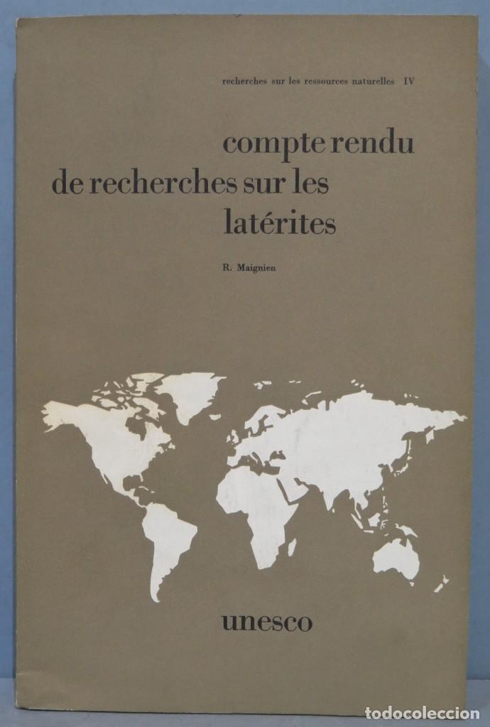 Libros de segunda mano: Compte-rendu de recherches sur les lat&eacute;rites. MAIGNIEN - Foto 1