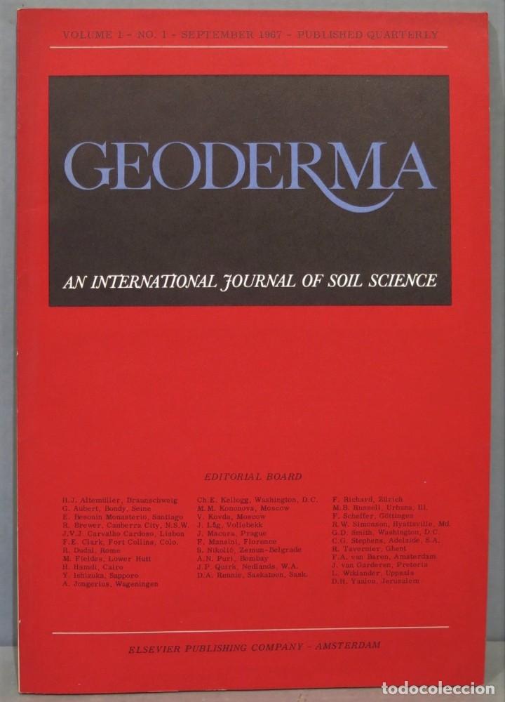 Libros de segunda mano: GEODERMA. VOL. 1. N 1. 1965 - Foto 1