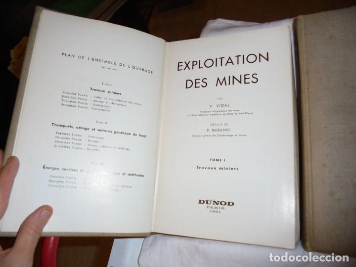 Libros de segunda mano: EXPLOITATION DES MINES 3 TOMOS.V.VIDAL .-DUNOD PARIS 1961 - Foto 4