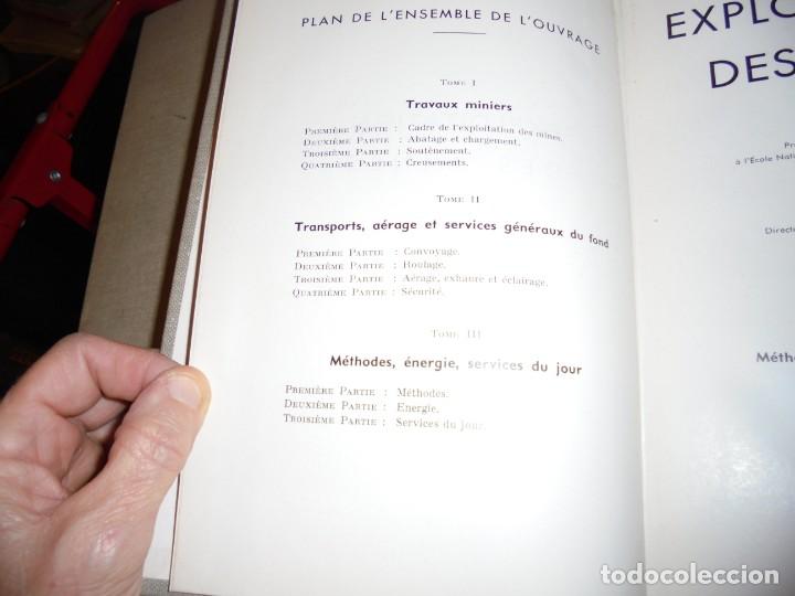 Libros de segunda mano: EXPLOITATION DES MINES 3 TOMOS.V.VIDAL .-DUNOD PARIS 1961 - Foto 18