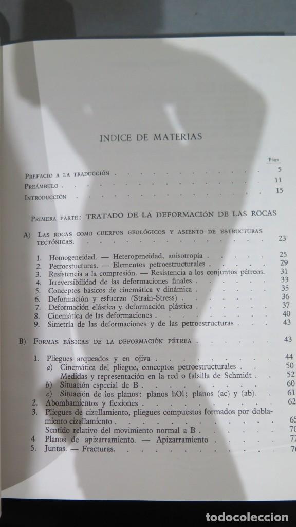 Libros de segunda mano: MANUAL DE GEOLOGIA TECTONICA. KARL METZ - Foto 3