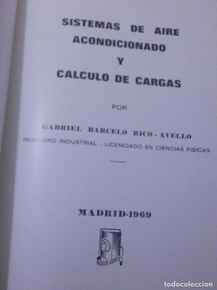 Libros de segunda mano de ciencias: Climatizaci&oacute;n - Gabriel Barcel&oacute; Rico Avell&oacute; - 1969 - Foto 3