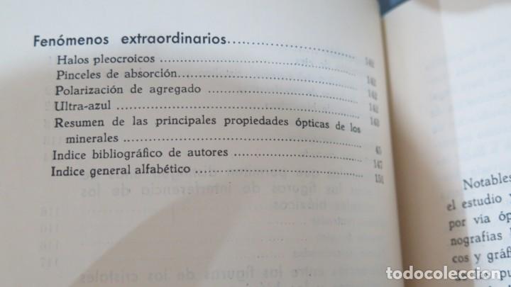 Libros de segunda mano: ESTUDIO MICROSC&Oacute;PICO DE MINERALES Y ROCAS. BASELGA - Foto 7