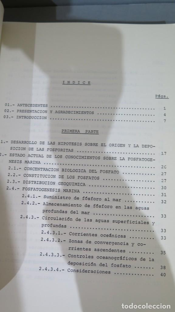 Libros de segunda mano: INTRODUCCION A LA EXPLORACION DE FOSFATOS SEDIMENTARIOS EN ESPA&Ntilde;A - Foto 2