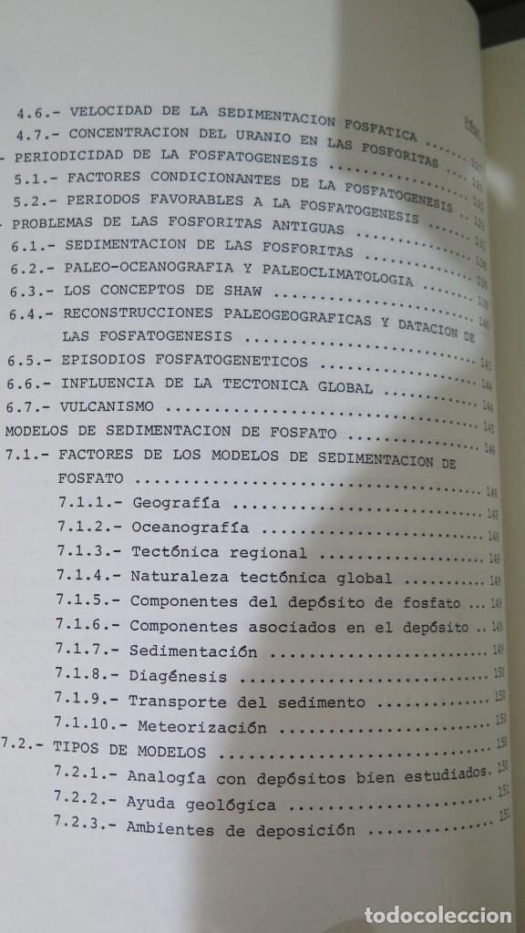Libros de segunda mano: INTRODUCCION A LA EXPLORACION DE FOSFATOS SEDIMENTARIOS EN ESPA&Ntilde;A - Foto 7