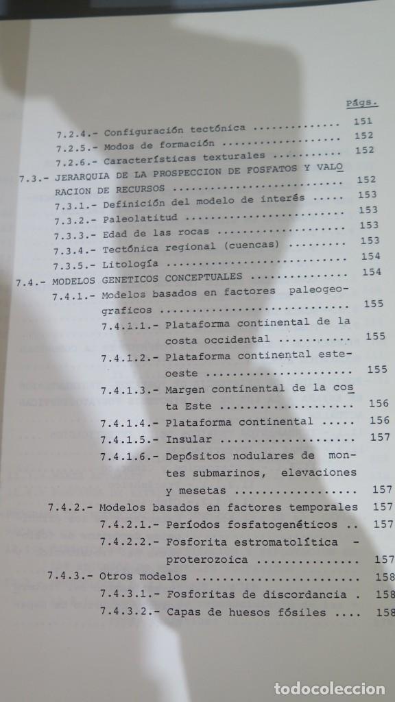 Libros de segunda mano: INTRODUCCION A LA EXPLORACION DE FOSFATOS SEDIMENTARIOS EN ESPA&Ntilde;A - Foto 8