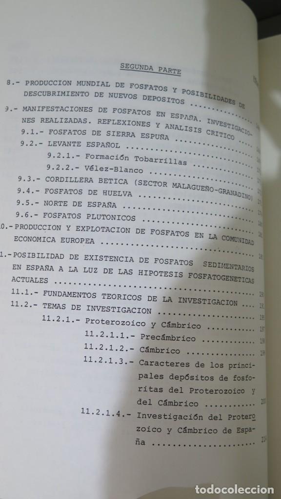 Libros de segunda mano: INTRODUCCION A LA EXPLORACION DE FOSFATOS SEDIMENTARIOS EN ESPA&Ntilde;A - Foto 9