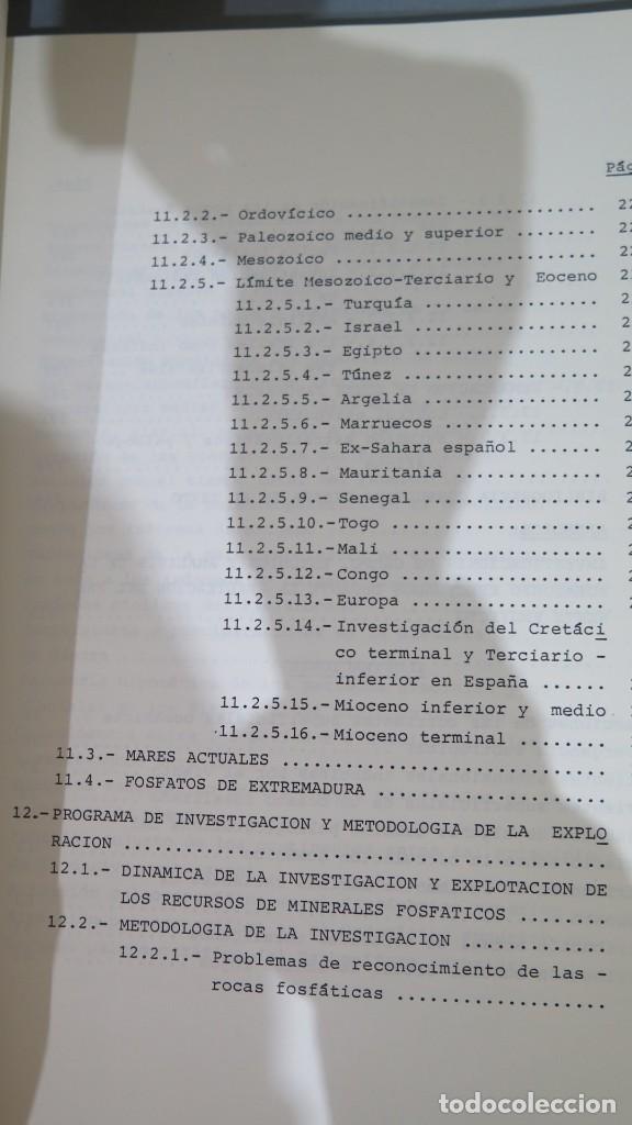 Libros de segunda mano: INTRODUCCION A LA EXPLORACION DE FOSFATOS SEDIMENTARIOS EN ESPA&Ntilde;A - Foto 10