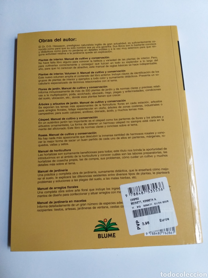 Libros de segunda mano: C&eacute;sped. Manual de cultivo y conservaci&oacute;n. - Foto 5