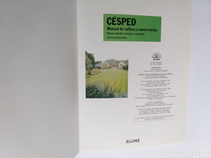 Libros de segunda mano: C&eacute;sped. Manual de cultivo y conservaci&oacute;n. - Foto 6