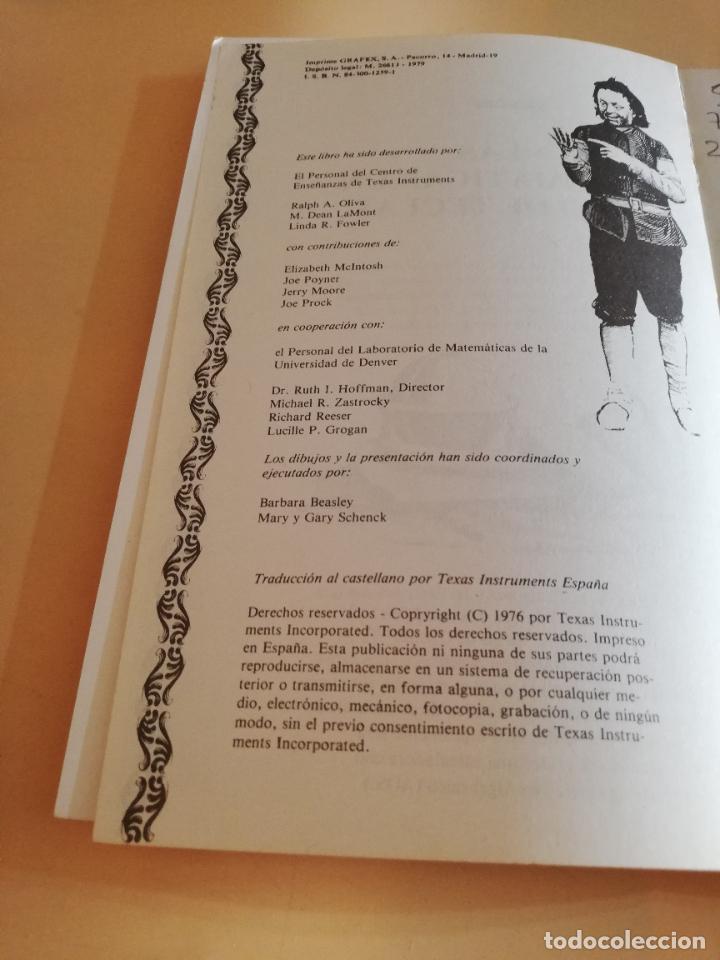 Libros de segunda mano de ciencias: LAS MATEMATICAS. UN JUEGO DE TECLAS. 1979. - Foto 3