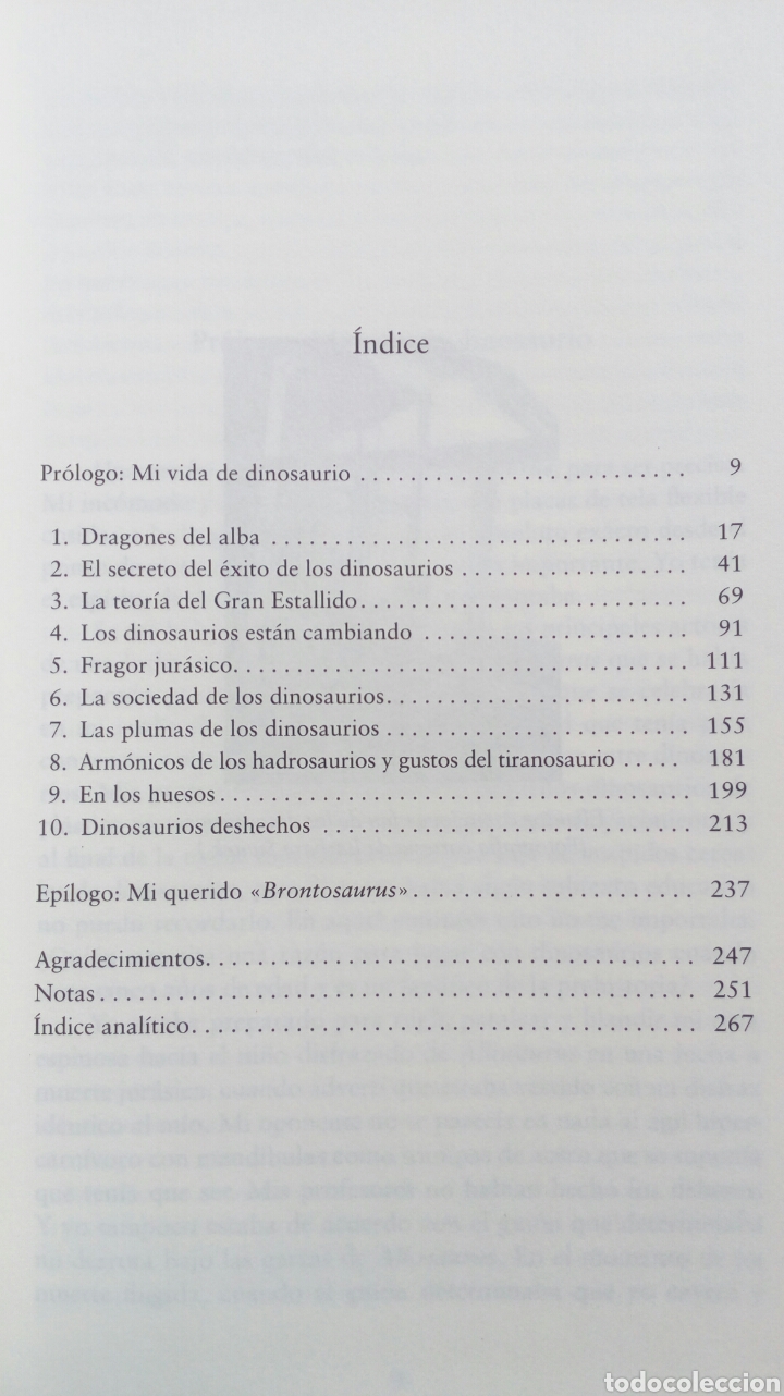 Libros de segunda mano: Mi querido Brontosaurus. Brian Switek. - Foto 3