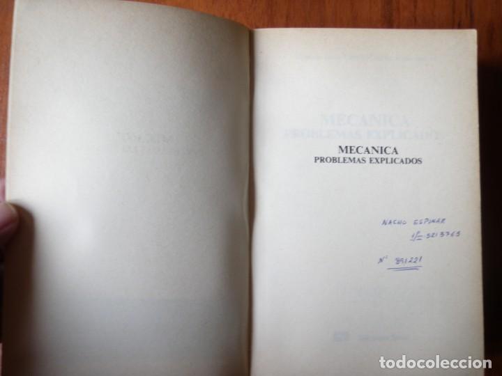Libros de segunda mano de ciencias: LIBRO MEC&Aacute;NICA EDICIONES JUCAR - Foto 3