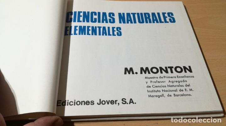 Libros de segunda mano: CIENCIAS NATURALES ELEMENTALES / M MONTON / JOVER / ZESQ504 - Foto 4